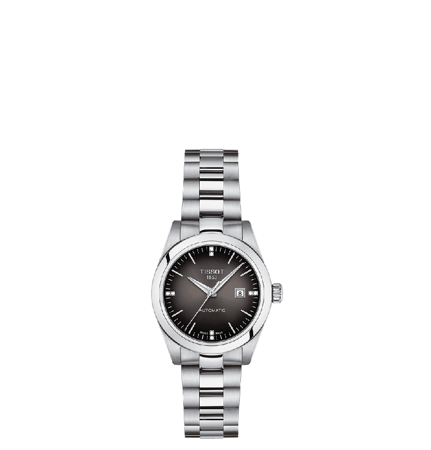  Đồng Hồ Nữ Tissot T-My Lady Automatic Diamond Anthracite Dial 