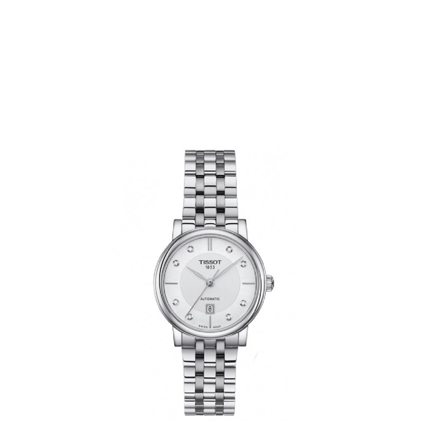  Đồng Hồ Nữ Tissot Carson Premium Automatic Diamond 'White' Dial 