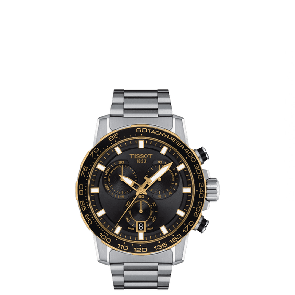 Đồng Hồ Nam Tissot Supersport Chronograph Quartz 'Black' Dial 