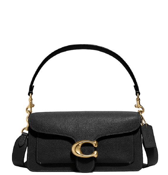  Túi Nữ Coach Tabby Pebbled-leather Shoulder Bag 'Black' 