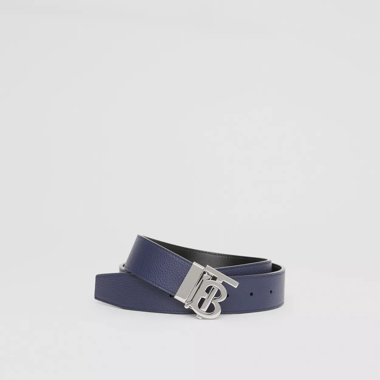  Thắt Lưng Nam Burberry Reversible Monogram Motif Leather Belt Black 