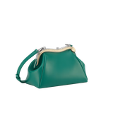  Túi Nữ Bvlgari Serpentine Leather Pouch 'Green' 