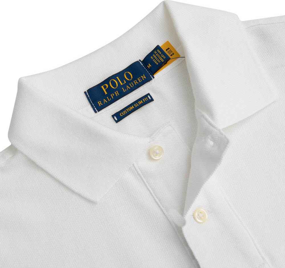  Áo Nam Polo Ralph Lauren Custom Slim Bear 'White' 