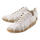  Giày Nam Maison Margiela Canvas Paint White Replica Sneakers 'White' 
