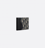  Ví Nam Dior Saddle Bifold 'Black Beige' 