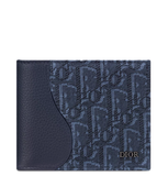  Ví Nam Dior Saddle Bifold 'Navy Blue' 