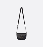  Túi Nam Dior Mini Saddle Messenger Flap 'Black' 