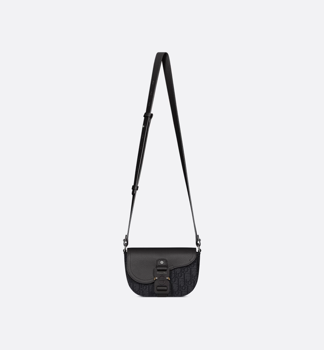  Túi Nam Dior Mini Saddle Messenger Flap 'Black' 