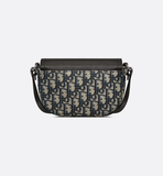  Túi Nam Dior Mini Saddle Flap 'Black Beige' 
