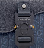  Túi Nam Dior Mini Saddle Messenger Flap 'Navy Blue' 