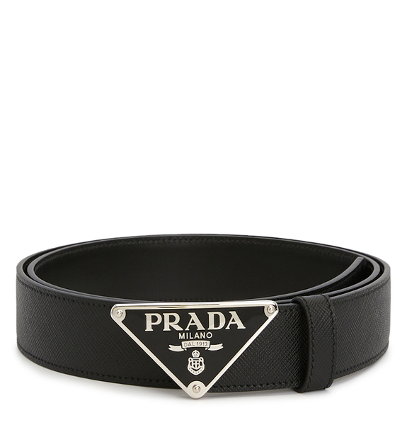  Thắt Lưng Nam Prada Saffiano Triangle 'Black' 