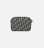  Túi Nam Dior Mini Safari Bag Strap 'Black Beige' 