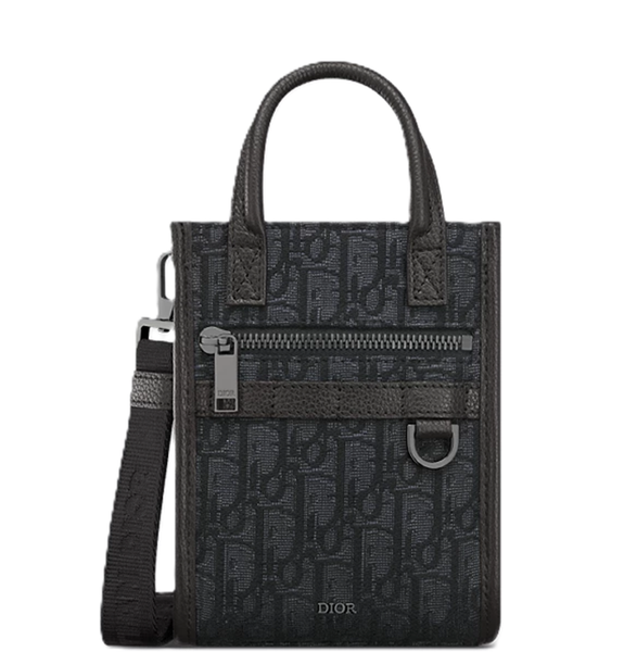  Túi Nam Dior Safari North-South Mini 'Black' 