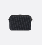  Túi Nam Dior Zipped Pouch Strap 'Black' 