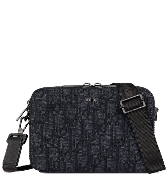  Túi Nam Dior Zipped Pouch Strap 'Black' 