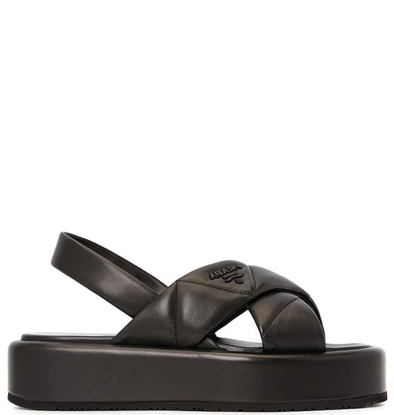  Dép Nữ Prada Logo Quilting Platform 