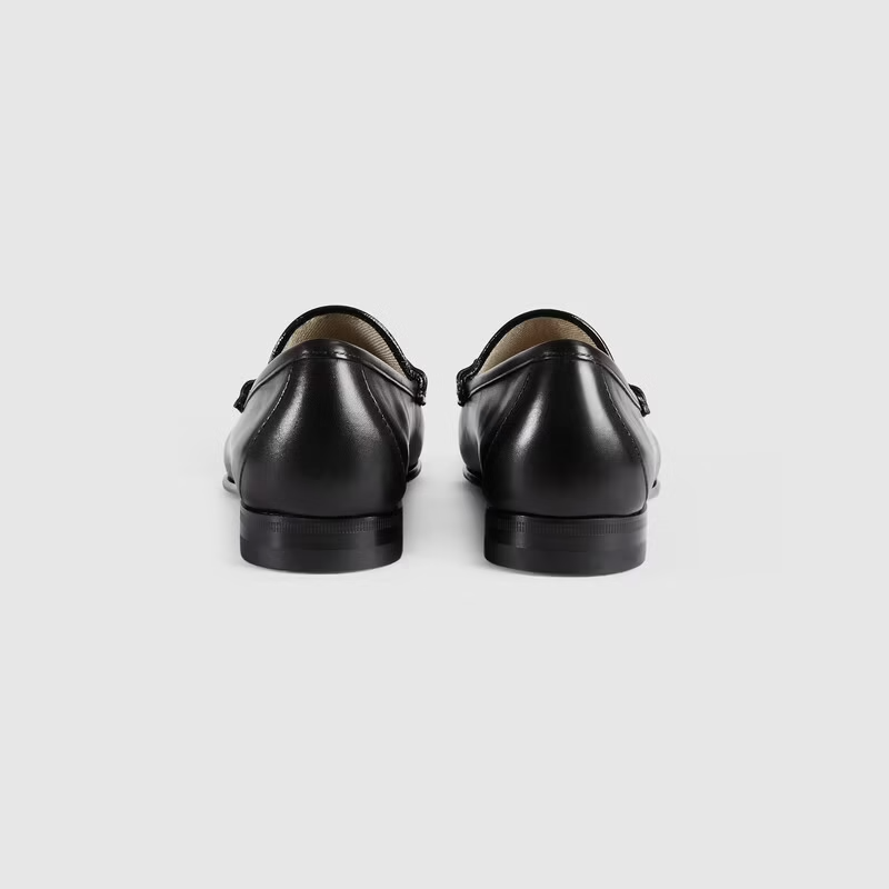  Giày Nữ Gucci 1953 Horsebit Loafer 'Black Leather' 