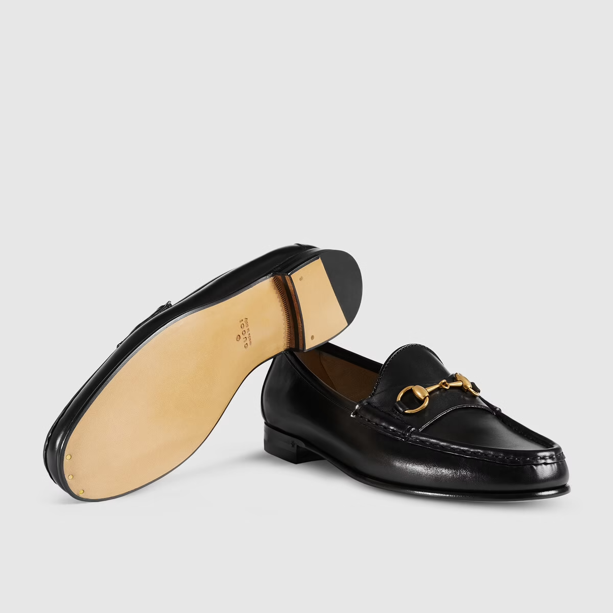  Giày Nữ Gucci 1953 Horsebit Loafer 'Black Leather' 