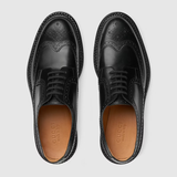  Giày Nam Gucci Lace Up Brogue 'Black' 