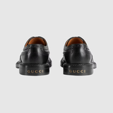  Giày Nam Gucci Lace Up Brogue 'Black' 