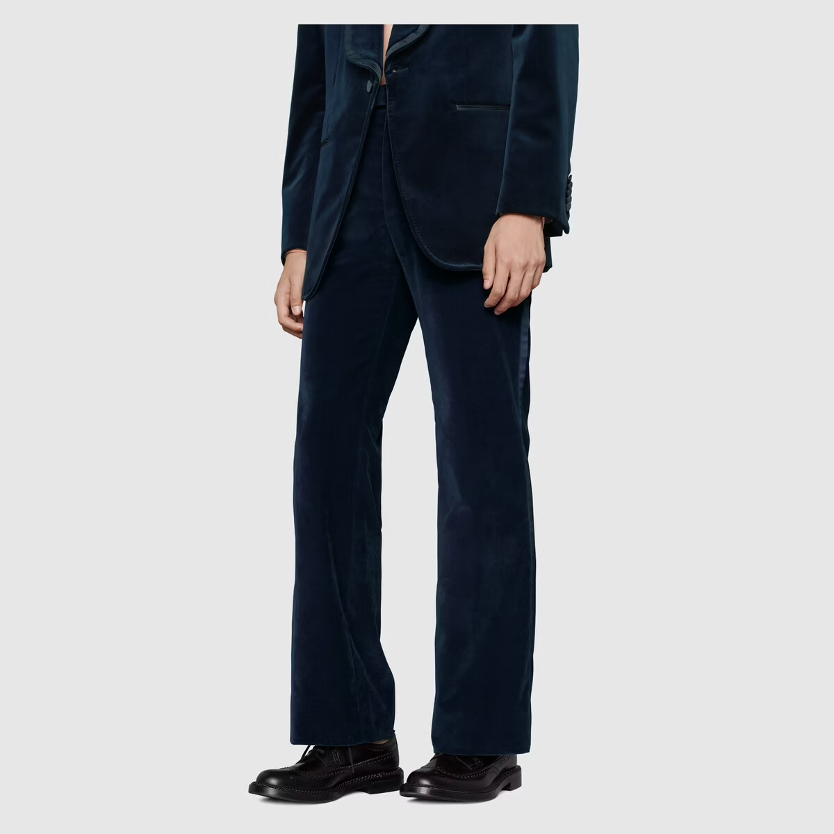  Giày Nam Gucci Lace Up Brogue 'Black' 
