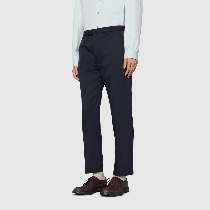  Giày Nam Gucci Lace Up Brogue Dark Bordeaux Leather 'Brown' 