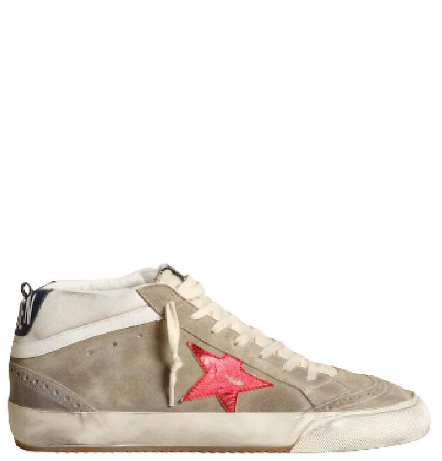  Giày Nam Golden Goose Mid Star 'Dove Gray' 