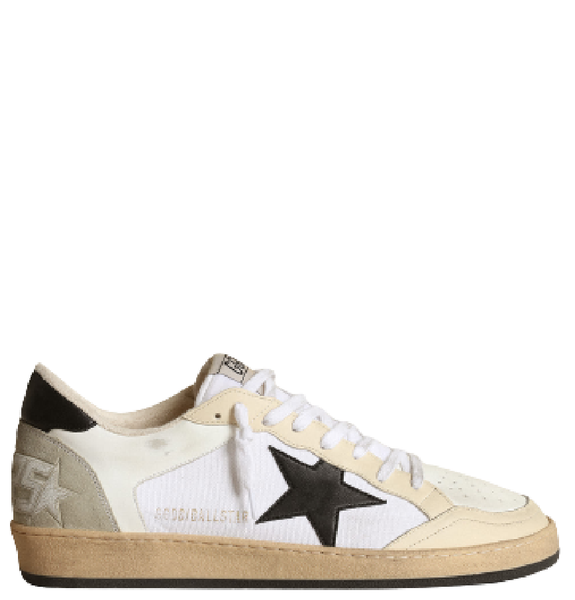  Giày Nam Golden Goose Ball Star Canvas 'White' 