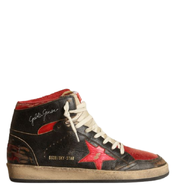  Giày Nam Golden Goose Sky-Star 'Red Star' 