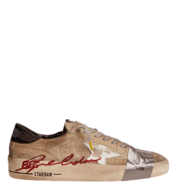  Giày Golden Goose Stardan LAB 'Beige Silver' 