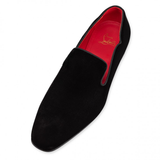  Giày Nam Christian Louboutin Dandy Chick Orlato Slip-on Velvet 'Black' 