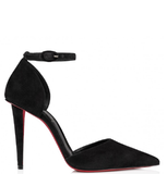  Giày Nữ Christian Louboutin Astrid Pointed-toe Leather 'Black' 