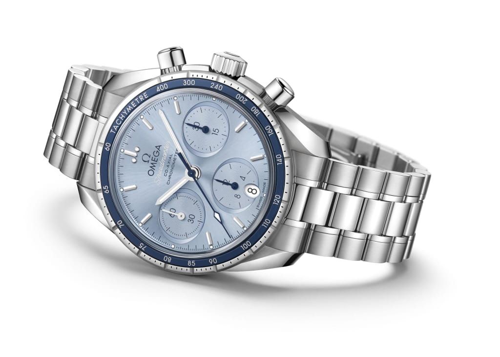  Đồng Hồ Omega Speedmaster Chronograph Automatic 'Blue' 