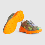  Giày Nam Gucci Pineapple Rhyton Sneaker 'Beige Orange' 