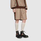  Giày Nam Gucci Ankle Boot With Interlocking G Leather 'Black' 