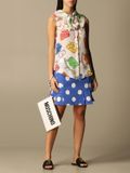  Túi Nữ Moschino Logo Print Clutch 'White' 