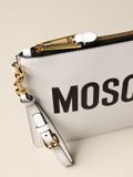  Túi Nữ Moschino Logo Print Clutch 'White' 