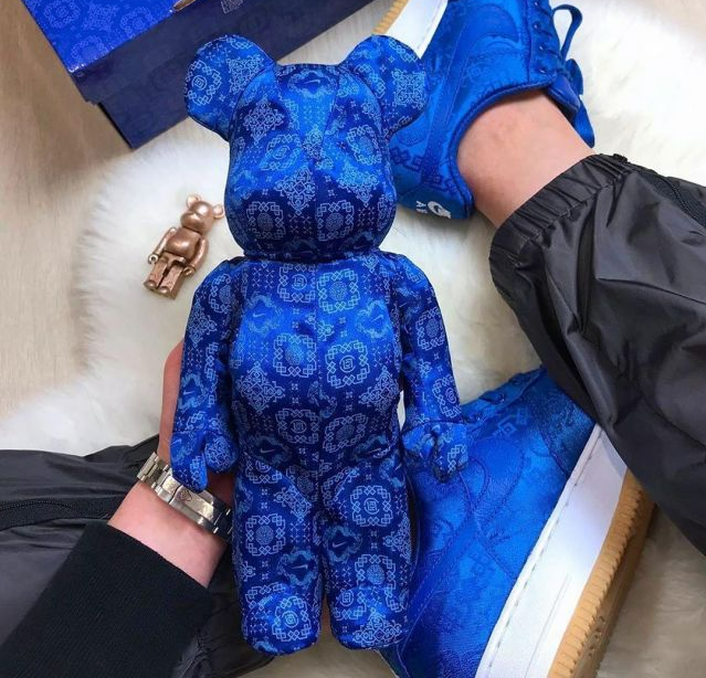 clot x nike bearbrick