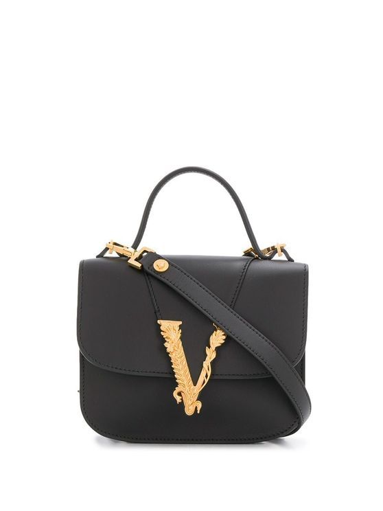  Túi Nữ Versace Virtus Small 'Black' 