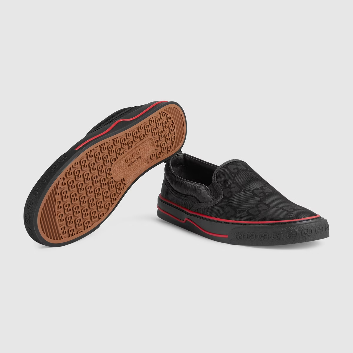  Giày Nam Gucci Off The Grid Tennis 1977 'Black Red' 