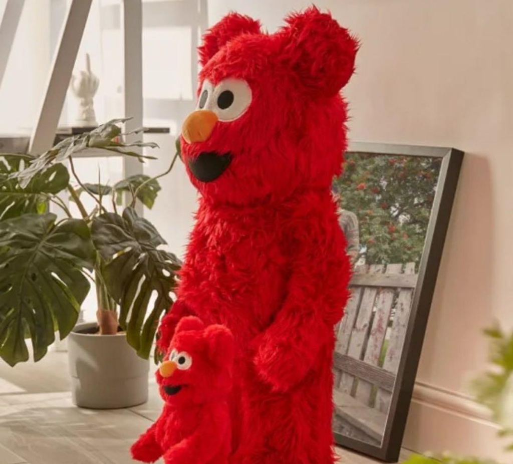  Mô Hình Bearbrick Elmo 2.0 1000% 