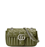  Túi Nữ Gucci GG Marmont Mini Shoulder Bag 'Green' ‎ 