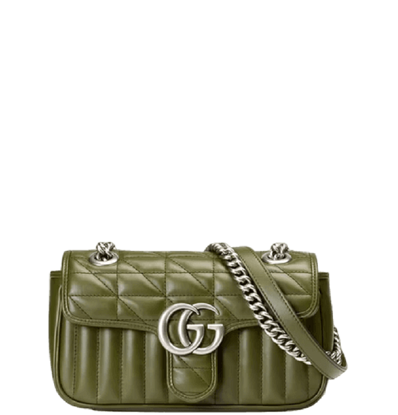  Túi Nữ Gucci GG Marmont Mini Shoulder Bag 'Green' ‎ 