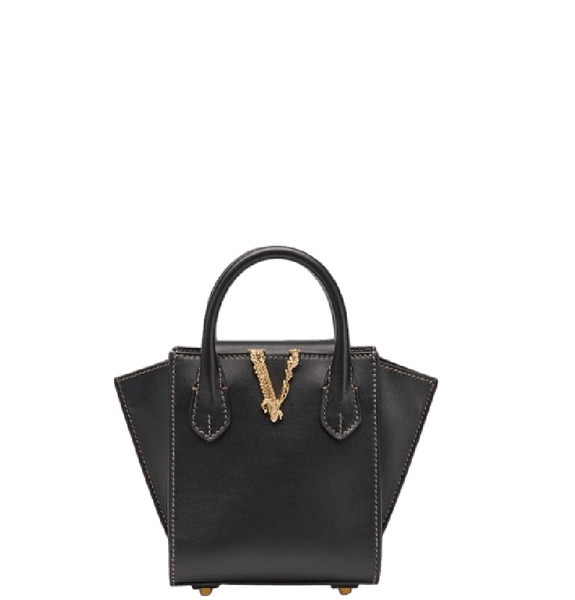  Túi Nữ Versace Virtus Medium 'Black' 
