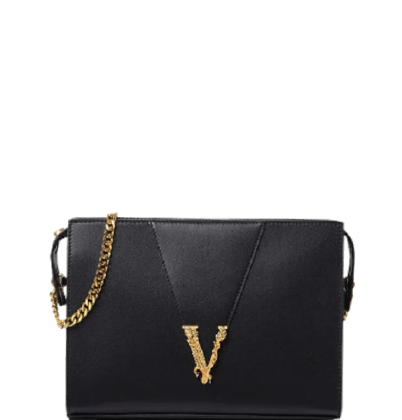  Túi Nữ Versace Virtus Shoulder 'Black' 