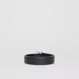  Thắt Lưng Nam Burberry Monogram Motif Grainy Leather Belt 'Palladium' 