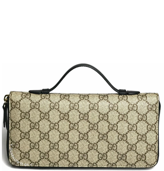  Túi Nữ Gucci Long ZIpper Wallet 'Beige' 