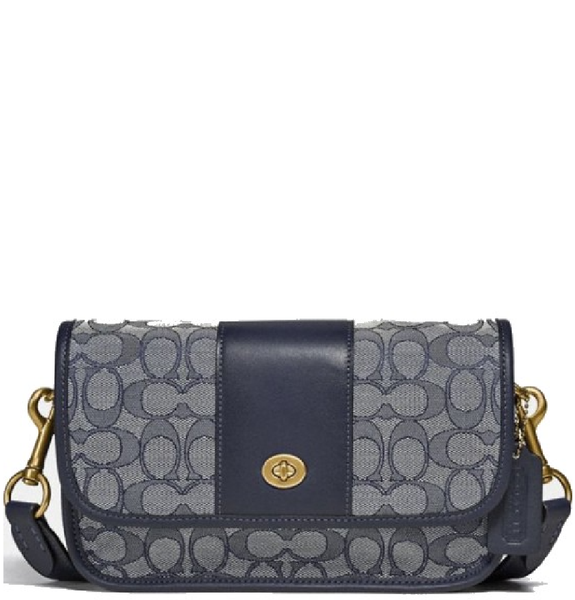  Túi Nữ Coach Dinky 23 In Signature Jaccquard 'Navy' 