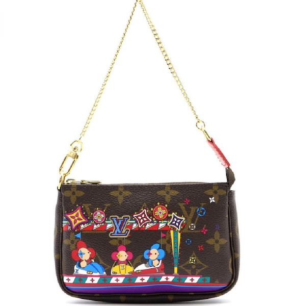  Túi Nữ Louis Vuitton Mini Pochette Accessoires Chain 'Multicolor' 