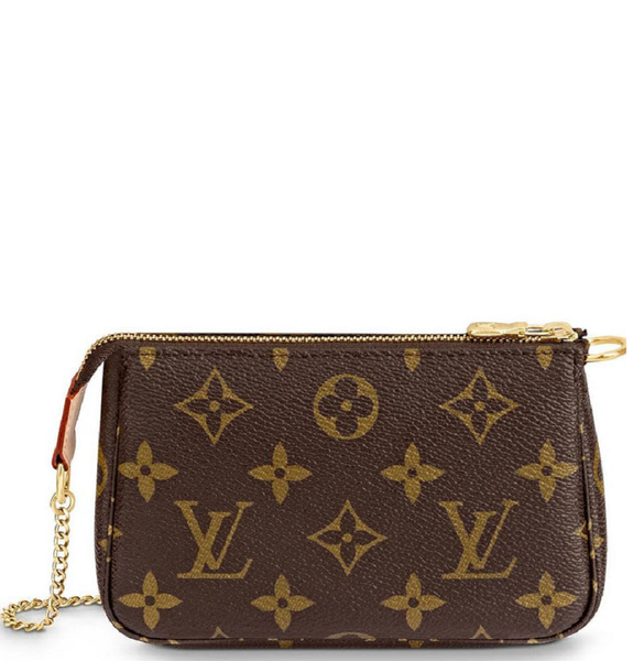  Túi Nữ Louis Vuitton Pochette Mini 'Brown' 